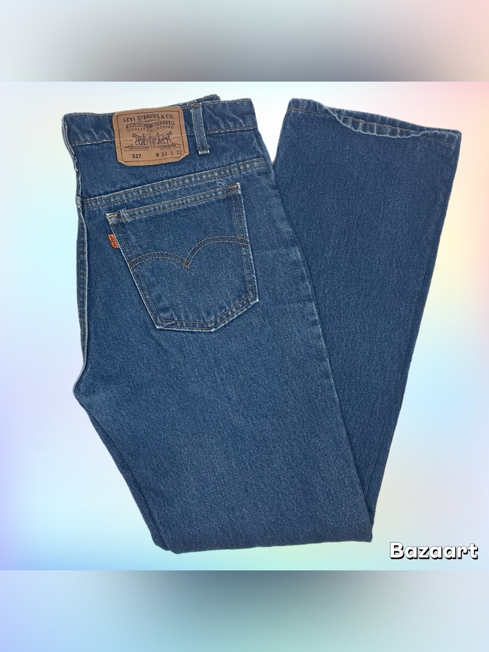 Vintage Levi’s 517 Orange Tab Jeans